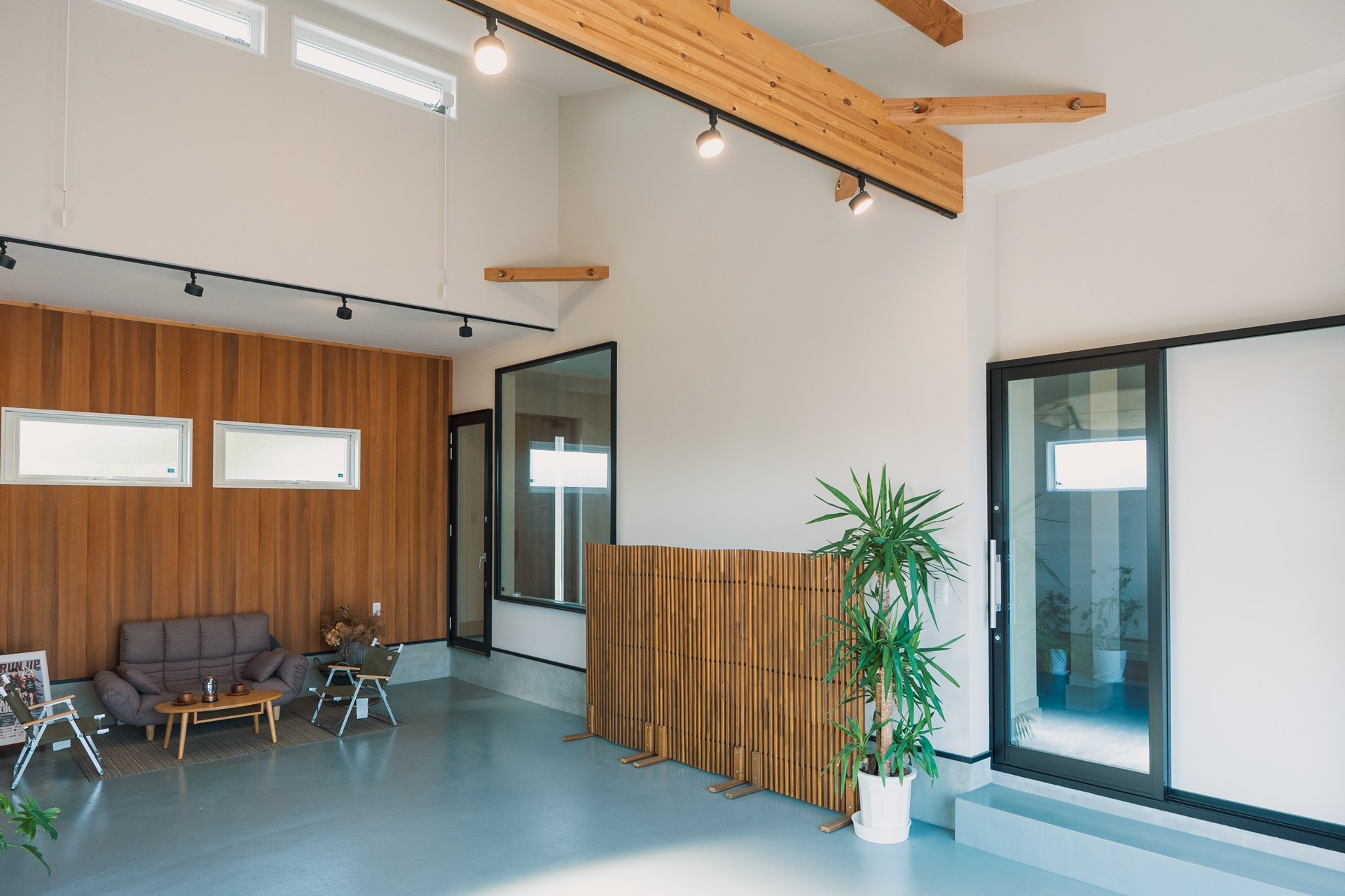 ガレージハウスの施工 | 茨城県行方市の新築ならA-1home